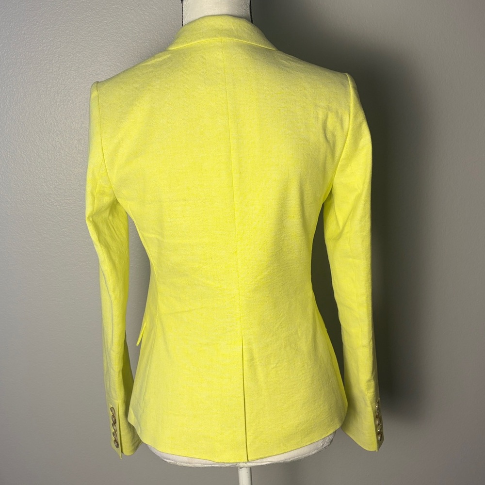 Banana Republic Double Breasted Linen Cotton Blazer (Size 0) - Picture 3 of 7